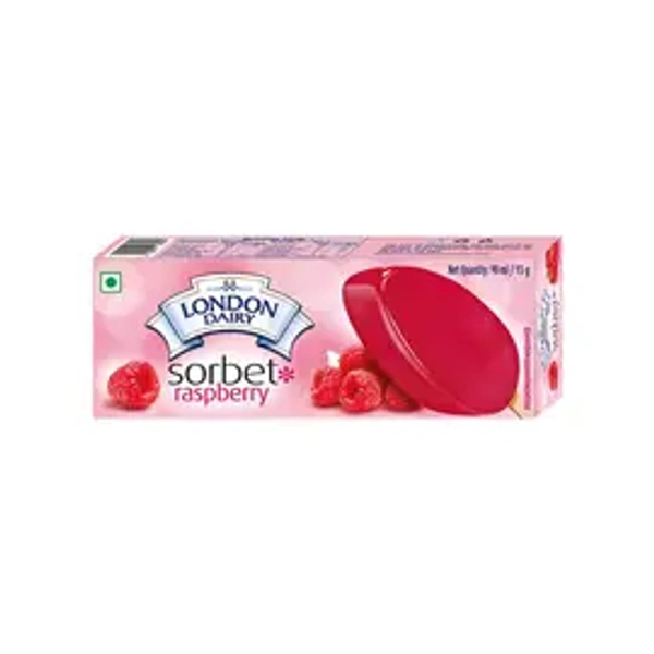 London Dairy Raspberry Sorbet Ice Cream Stick - 90 ml - 90 ml
