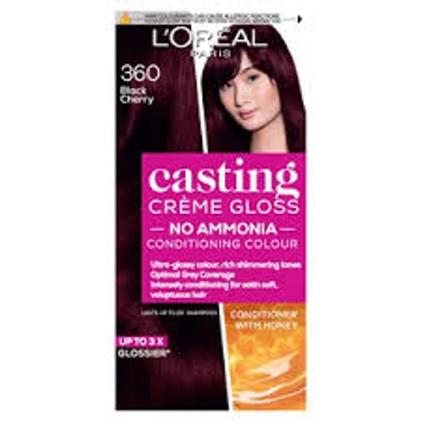 L'Oreal Paris Casting Creme Gloss 300 Darkest Brown - 1 Pack