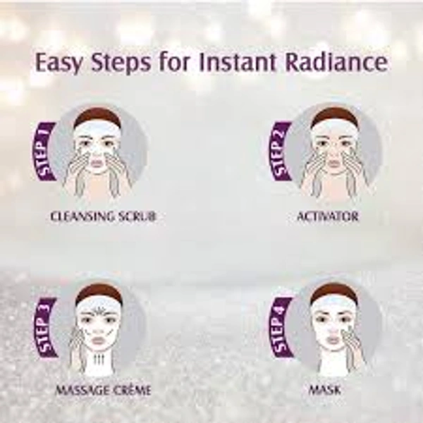Lotus Herbals Radiant Diamond Cellular Radiance Facial Kit-37 gm - 1 Pack
