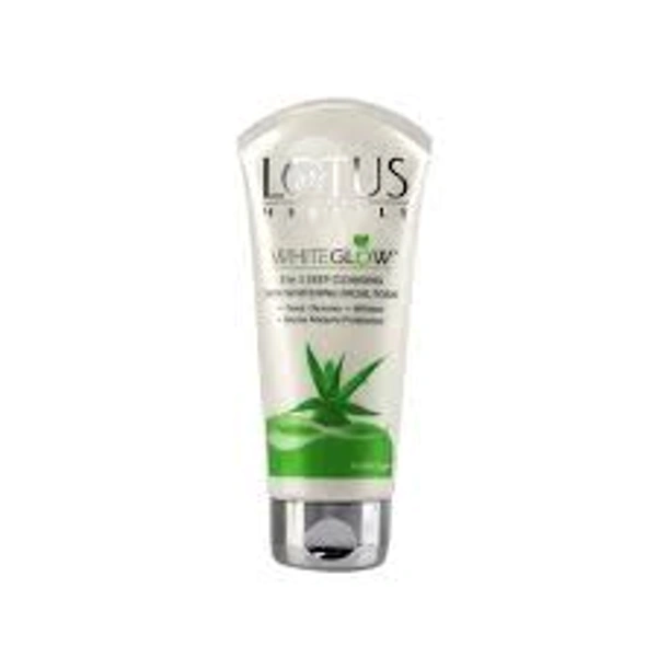 Lotus Herbals Whiteglow 3 in 1 Deep Cleansing Skin Whitening Facial Foam - 50 gm - 50 gm