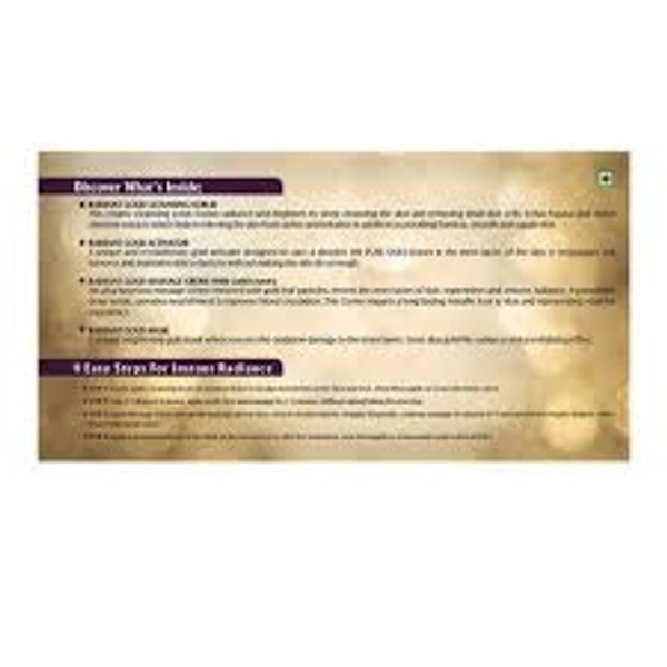 Lotus Radiant Gold Facial Kit-37 gm - 1 Pack