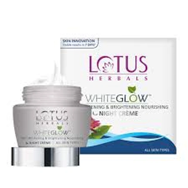 Lotus Whiteglow Skin Brightening Night Creme-15 gm - 15 gm
