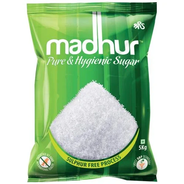 Madhur Pure & Hygienic Sulphurless Sugar - 5 kg