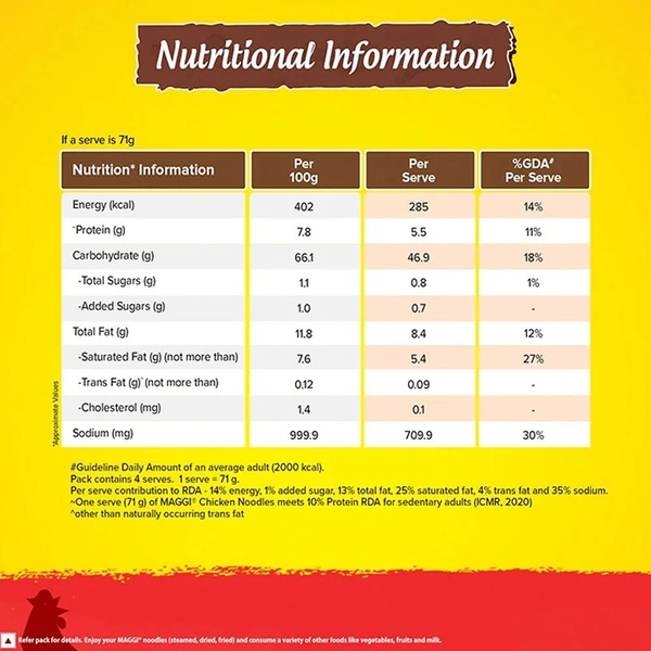 Maggi Chicken Instant Noodles - 284 gm - 284 gm