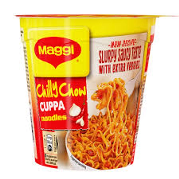 Maggi Chilly Chow Cuppa Noodles (Lesser Plastic) - 70 gm - 70 gm