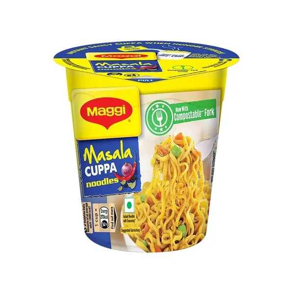 Maggi Cuppa Masala Cup Noodles - 70.5 gm