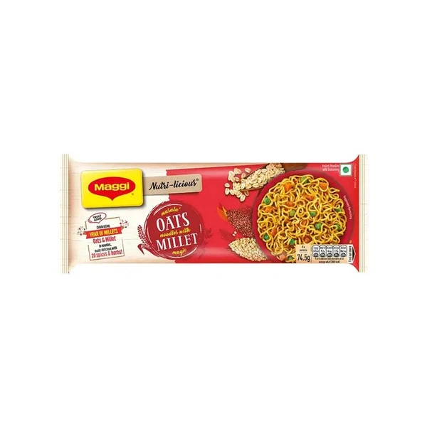 Maggi Nutri-Licious Masala Oats Instant Noodles With Millet Magic - 298 gm - 298 gm