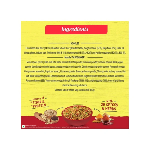 Maggi Nutri-Licious Masala Oats Instant Noodles With Millet Magic - 298 gm - 298 gm