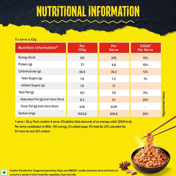 Maggi Spicy Garlic Instant Noodles - 248 gm - 248 gm