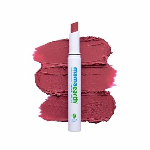 Mamaearth Moisture Matte Longstay Lipstick (Bubblegum Nude) - 2 gm