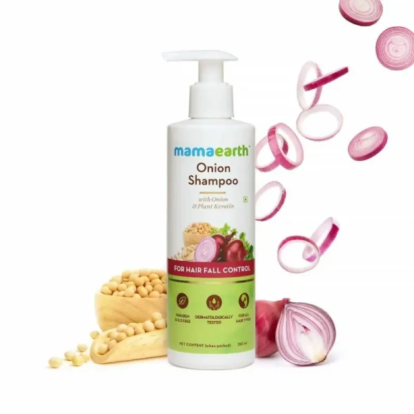 Mamaearth Onion Shampoo For Hairfall Control - 600 ml