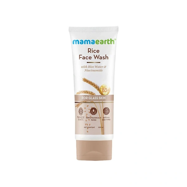Mamaearth Rice Water & Niacinamide Face Wash - 100 ml