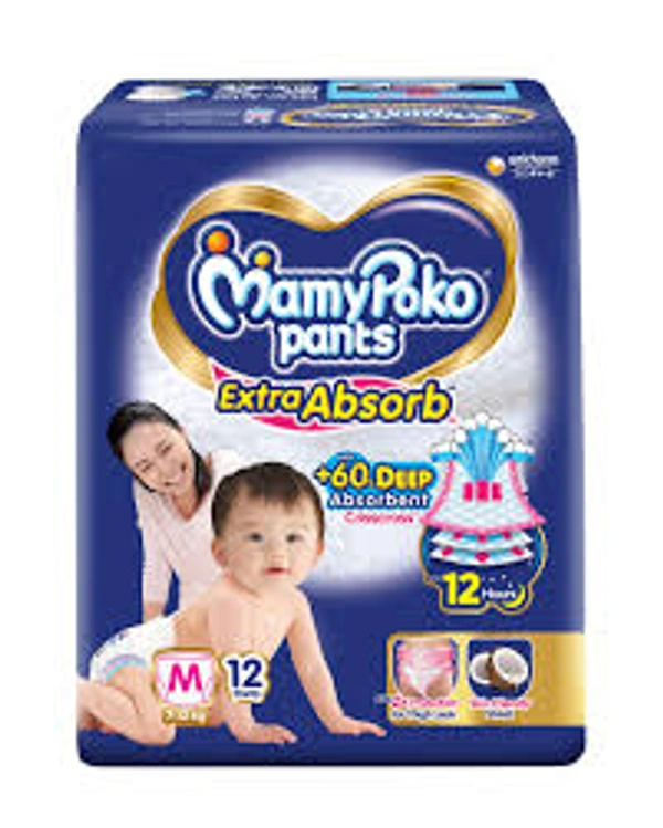 Mamy Poko Pants Extra Absorb (7-12 kg)-12 Pants - 12 Pants