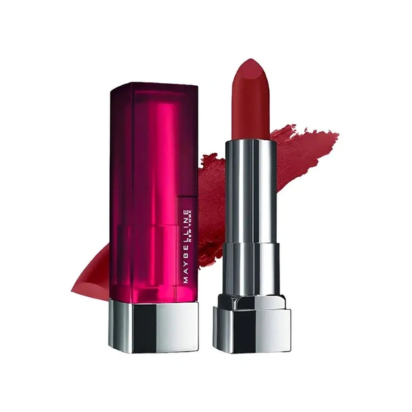 Maybelline New York Color Sensational Creamy Matte Lipistick (Burgundy Blush 696) - 3.9 gm