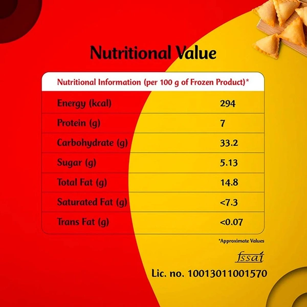 McCain Mini Samosa Cheese Corn - 240 gm - 240 gm