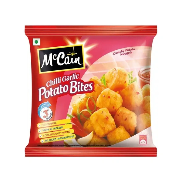 McCain Chilli Garlic Potato Bites Nuggets - 840 gm - 840 gm