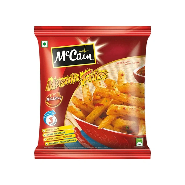 McCain Masala French Fries (Frozen) - 375 gm - 375 gm