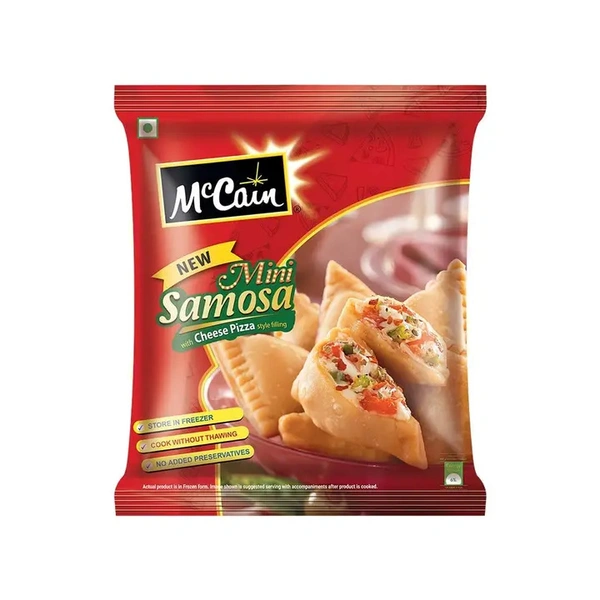 McCain Pizza Cheese Mini Samosa (Frozen) - 240 gm - 240 gm