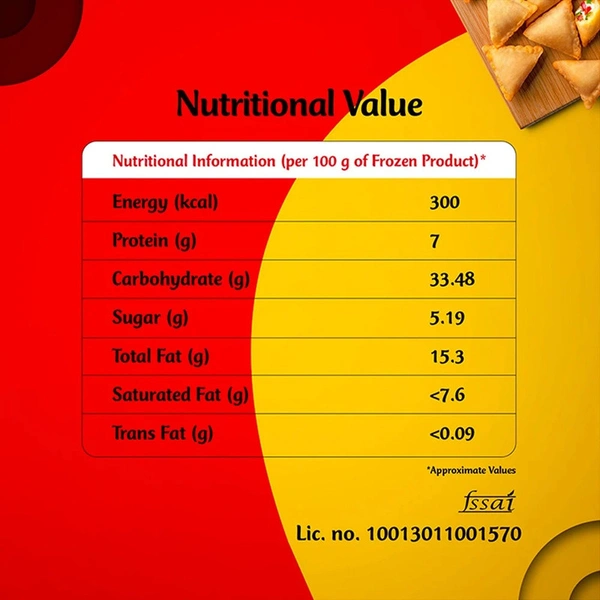 McCain Pizza Cheese Mini Samosa (Frozen) - 240 gm - 240 gm