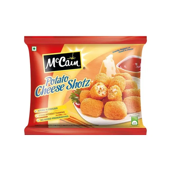 McCain Potato Cheese Nuggets Shotz (Frozen) - 400 gm - 400 gm