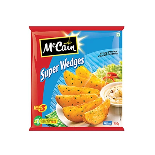 McCain Super Potato Wedges (Frozen) - 400 gm - 400 gm