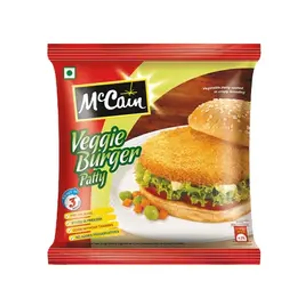 McCain Veggie Burger Patty - 360 gm - 360 gm