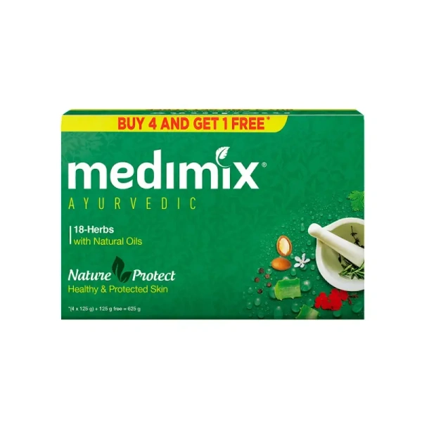Medimix Classic 18-Herb with Natural Oils Soap (5*150 gm) - 750 gm