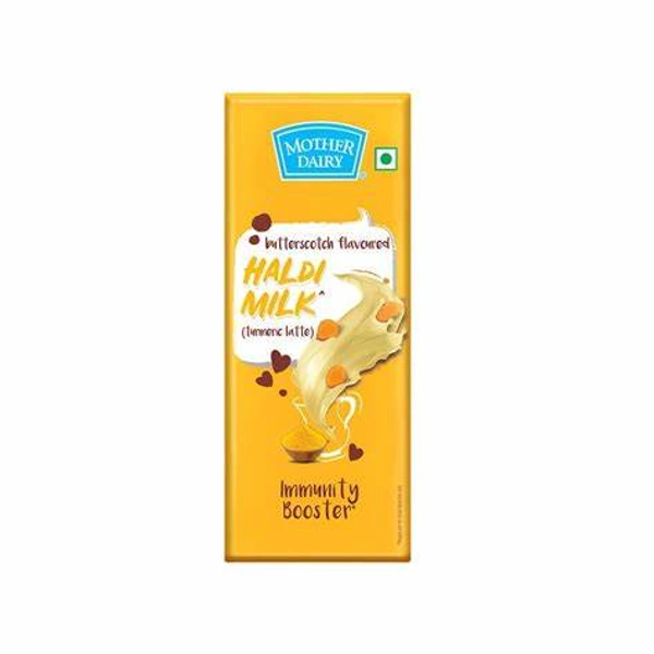 Mother Dairy Butterscotch Flavored Haldi Milk - 180 ml