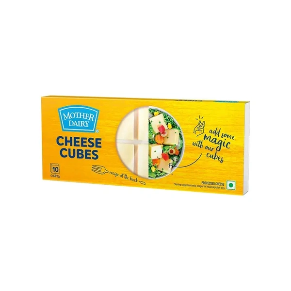 Mother Dairy Cheese Cubes - 180 gm