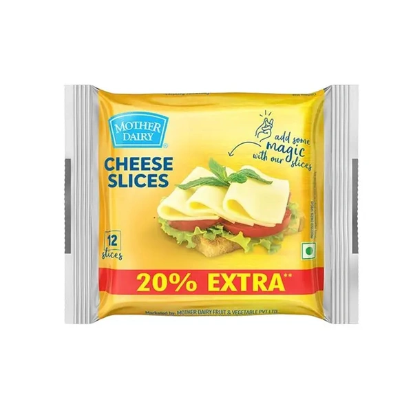 Mother Dairy Cheese Slices - 200 gm