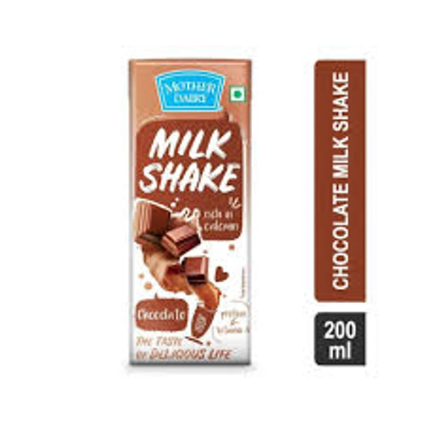 Mother Dairy Chocolate flavoured Milk (Pouch) - 200 ml