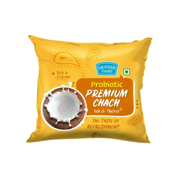 Mother Dairy Probiotic Premium Unsalted Butter milk - 450 ml