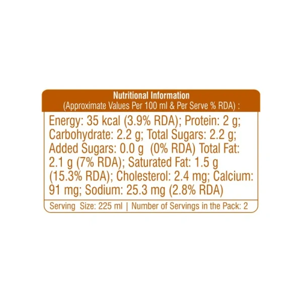 Mother Dairy Probiotic Premium Unsalted Butter milk - 450 ml