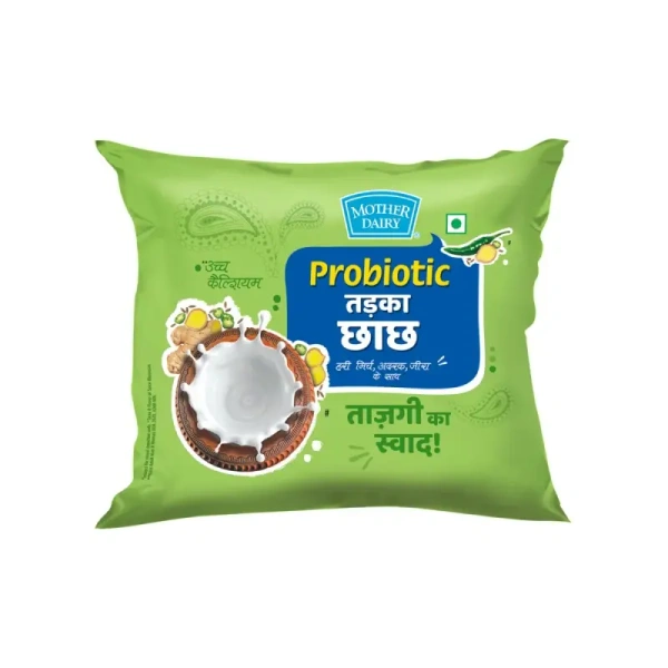 Mother Dairy Probiotic Tadka Salted Buttermilk - 270 ml