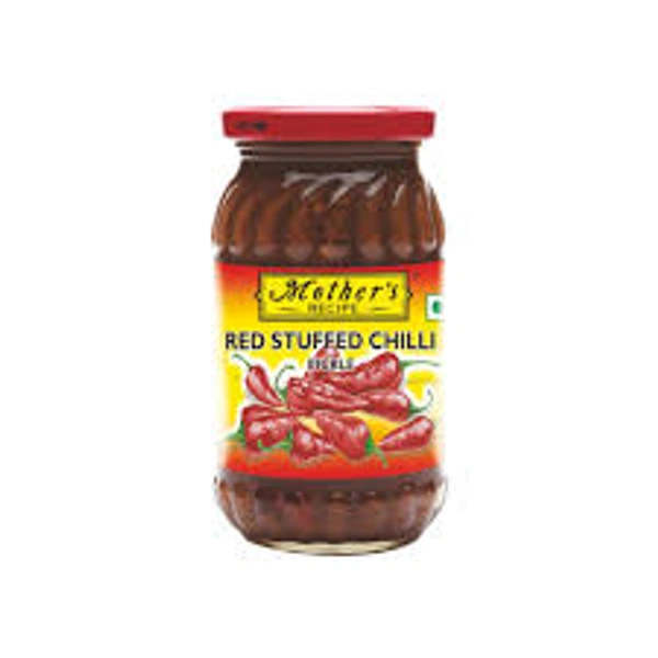 Mother's Recipe Red Stuffed Chilli Pickle - 400 gm - 400 gm