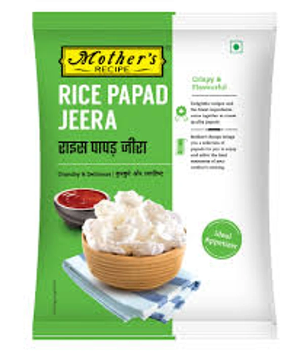Mother's Recipe Rice Papad Jeera - 75 gm - 75 gm