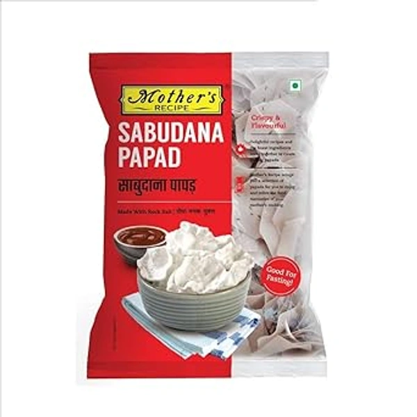 Mother's Recipe Sabudana Papad - 70 gm - 70 gm