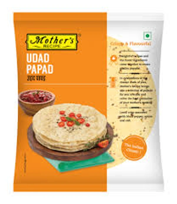 Mother's Recipe Udad Papad - 180 gm - 180 gm