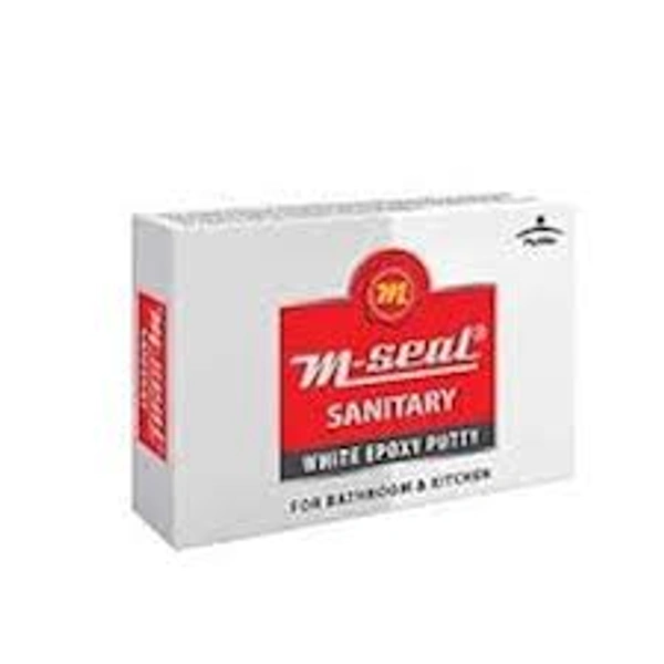 M-Seal Sanitary White Putty Sealant (White) - 200 g, 1 piece (200 g)
