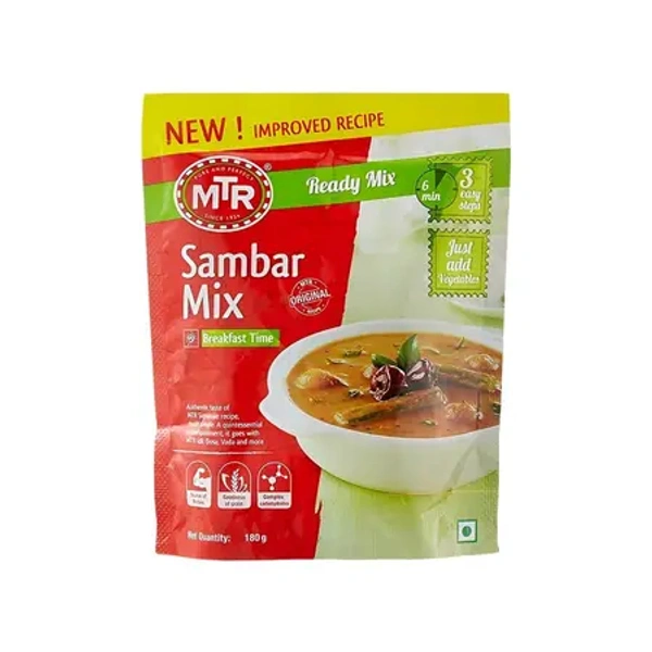 MTR Sambar Instant Mix - 180 gm - 180 gm
