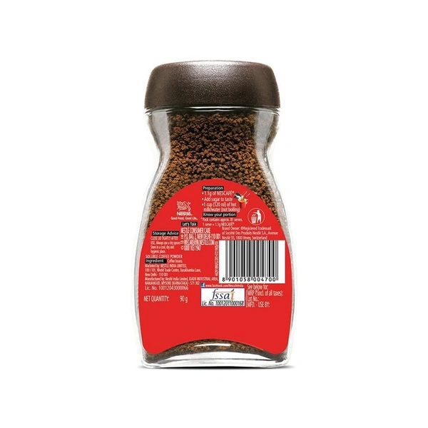 Nescafe Coffee Classic Jar - 90 gm - 90 gm