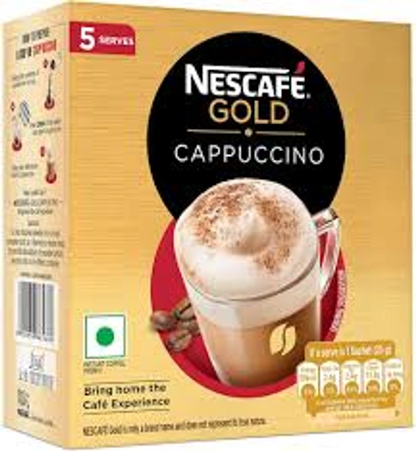 Nescafe Gold Cappuccino Coffee Premix - 125 gm - 125 gm
