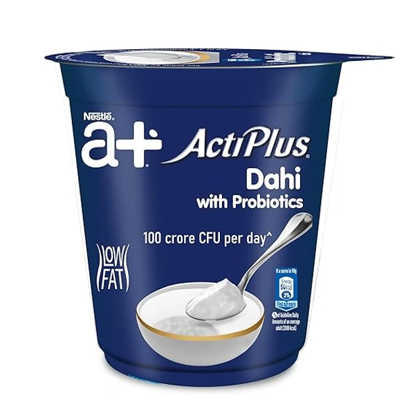 Nestle A+ ActiPlus Dahi, Probiotic Curd - 380 gm