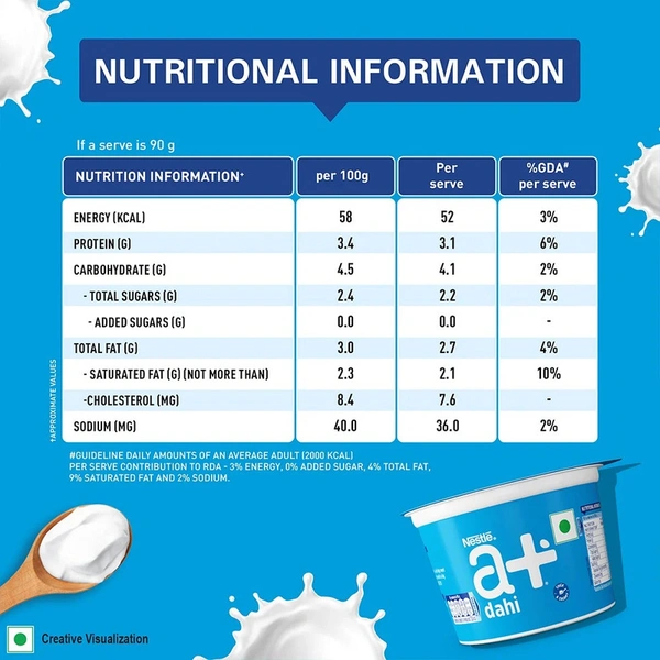 Nestle a+ Dahi - 180 gm - 180 gm