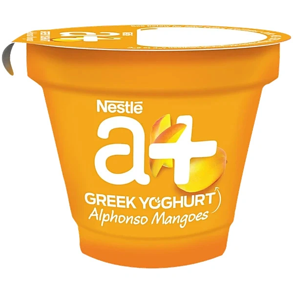 Nestle a+ Greek Yoghurt Alphonso Mangoes 90 gm - 90 gm