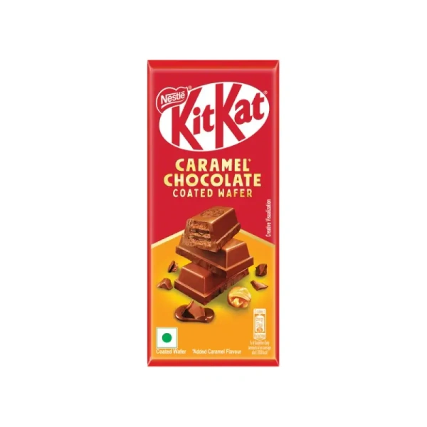 Nestle Kitkat Caramel Chocolate Coated Wafer Bar - 50 Gm - 50 Gm