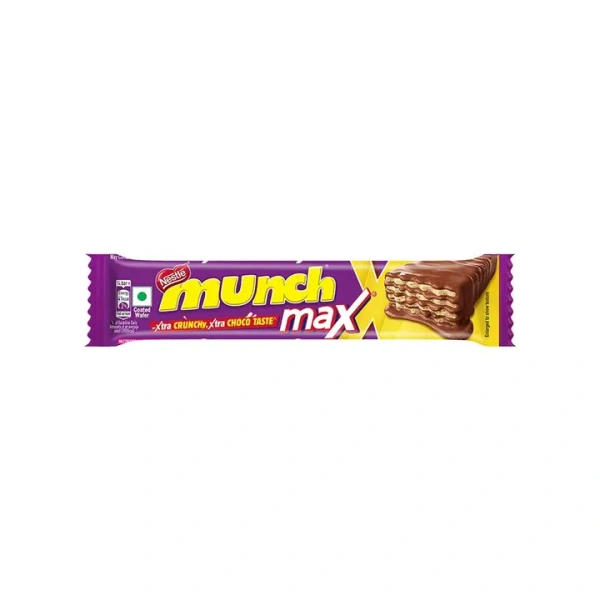 Nestle Munch Max, Chocolate Coated, Crunchy Wafer Bar - 38.5 Gm - 38.5 Gm