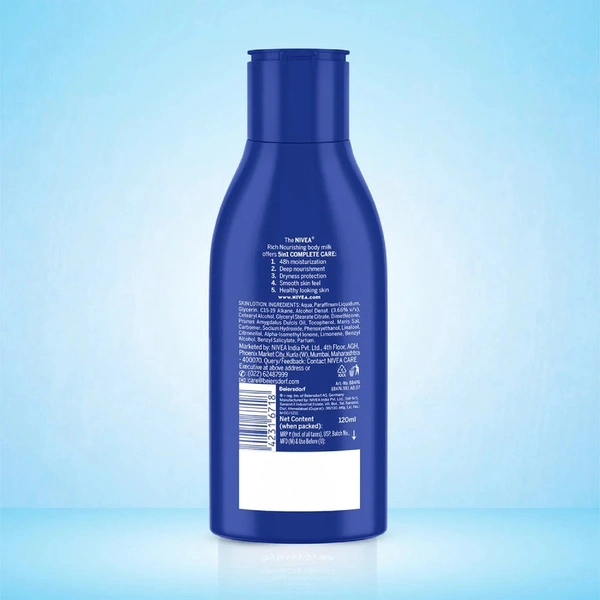 Nivea Body Milk Nourishing Lotion - 120 ml