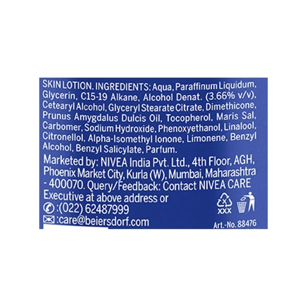 Nivea Body Milk Nourishing Lotion - 120 ml