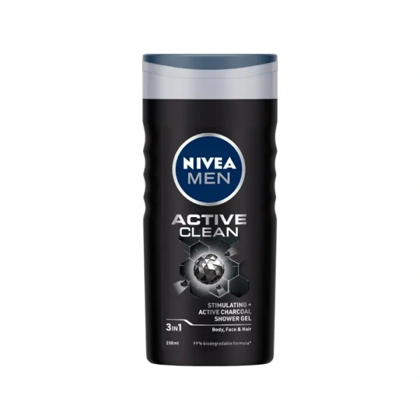 Nivea Men Active Clean Shower Gel - 250 ml